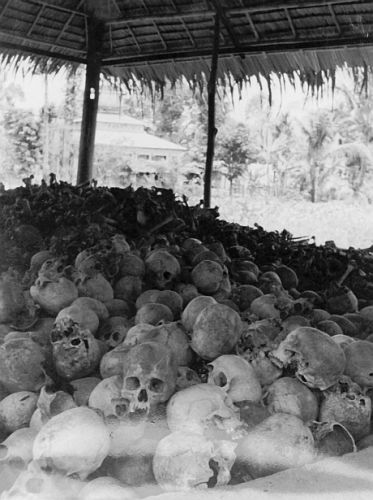 Schädelstätte, die Thürk nach dem Fall des Pol-Pot-Regimes in Kambodschas Hauptstadt fand